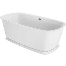 White / Chrome Drain